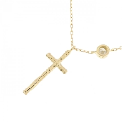 K18YG Dây chuyền kim cương chéo 0.03CT - Hàng hiệu Chính hãng 856988