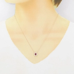 Dây chuyền ruby K18YG 0.52CT - Hàng hiệu chính hãng 864917