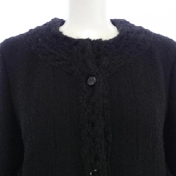 【Mã giảm giá】【Cổ điển】Áo khoác không cổ CHANEL 643125