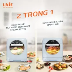 NỒI CHIÊN HƠI NƯỚC UNIE STEAM COLOR – DUNG TÍCH 15L • CHIÊN HẤP 2 TRONG 1 722733