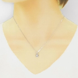 K18WG/K14WG Dây chuyền kim cương 0.172CT - Hàng hiệu Authentic 861588