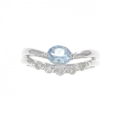 Nhẫn Aquamarine K18WG - Hàng hiệu Authentic 849482