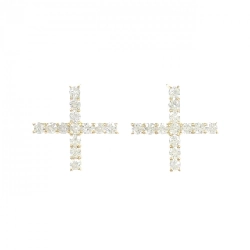 K18YG Bông tai kim cương 0.60CT - Hàng hiệu Chính hãng