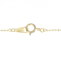 K18YG Solitaire Diamond Necklace 0.219CT - Hàng hiệu Authentic 860583