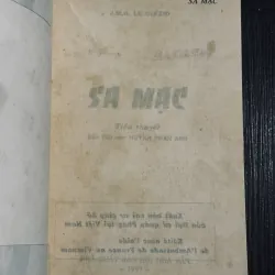 Sa mạc - Le Clezio 1022209