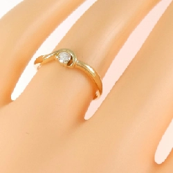 Nhẫn kim cương Solitaire K18YG 0.09CT - Hàng hiệu Chính hãng 854514