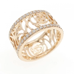 Nhẫn Chanel Camellia Trung Bình - Hàng hiệu Chính hãng