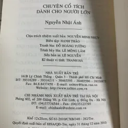 Truyện Cổ Tích Dành Cho Người Lớn - Nguyễn Nhật Ánh 928051