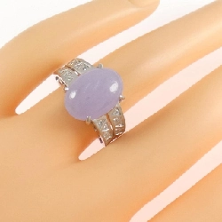 Nhẫn PT900 Ngọc Bích Tím 5.534CT - Hàng hiệu Chính hãng 851249