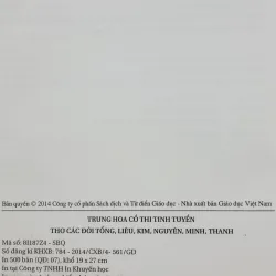 Trung Hoa cổ thi tinh tuyển (Lê Xuân Khải) 926003