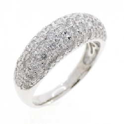 Nhẫn kim cương Pavé K18WG 1.00CT