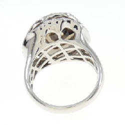 Nhẫn đá thạch anh khói K18WG 10.60CT 672278