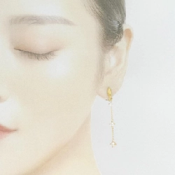 K18YG Bông tai kim cương 1.005CT - Hàng hiệu Chính hãng 874501