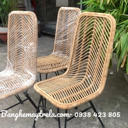 Ghế mây cafe chân sắt giá rẻ 545740