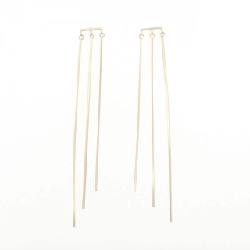 K18YG Bông tai - Hàng hiệu Authentic