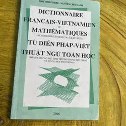 TỪ ĐIỂN VIỆT PHÁP & PHÁP VIỆT THUẬT NGỮ TOÁN HỌC 735649