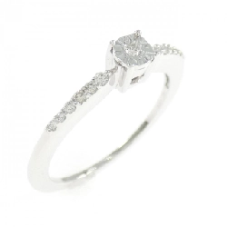 Nhẫn kim cương K18WG 0.10CT - Hàng hiệu Chính hãng