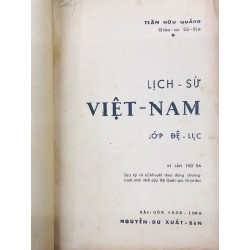 Lịch sử Việt Nam - Trần Hữu Quảng ( lớp đệ lục ) 126571