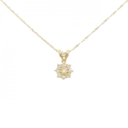 K18YG Dây chuyền kim cương 0.32CT - Hàng hiệu Chính hãng