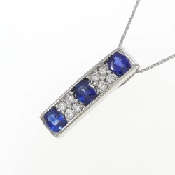 Dây chuyền Sapphire PT900/PT850 0.90CT - Hàng hiệu Chính hãng 859244