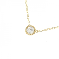 K18YG Solitaire Dây chuyền kim cương 0.10CT - Hàng hiệu Chính hãng 861766