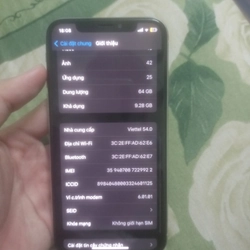Iphone X 64gb Trắng 537130