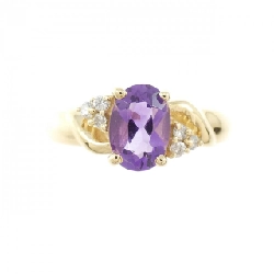 Nhẫn Amethyst K18YG 666418