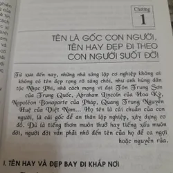 Khoa học và nghệ thuật đặt tên cho con bạn và doanh nghiệp. Tác giả Vương Quân Vân 703347
