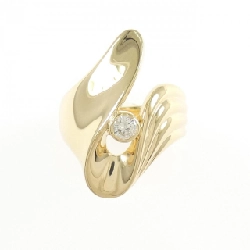 Nhẫn kim cương K18YG 0.13CT 668611