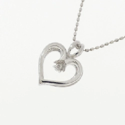 K18WG Dây chuyền kim cương hình trái tim 0.02CT - Hàng hiệu Chính hãng 860881