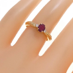 Nhẫn ruby K18YG 0.41CT - Hàng hiệu chính hãng 848890