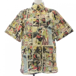 Áo sơ mi ngắn tay PRADA P460CM S181 1QAQ