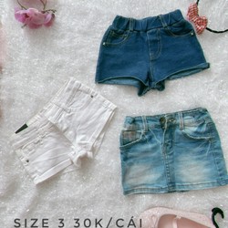 Quần jeans cho bé size 3