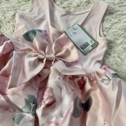 Newtag auth HM đầm hồng cho bé gái 