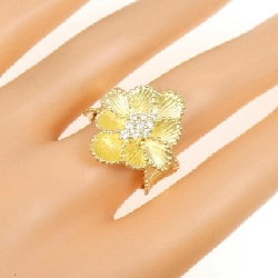 Nhẫn kim cương hoa K18YG 0.21CT - Hàng hiệu Authentic 847814