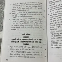 [luật - chính trị -hình sự] Tập huấn chuyên sau sửa đổi Bộ luật hình sự 1999 609763