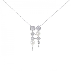 K14WG/K10WG Ngọc trai Akoya Dây chuyền - Hàng hiệu Chính hãng