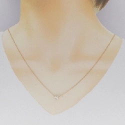 K18PG Dây chuyền kim cương 0.366CT I SI2 hình trái tim - Hàng hiệu chính hãng 876028