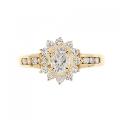 Nhẫn kim cương K18YG 0.28CT 670458