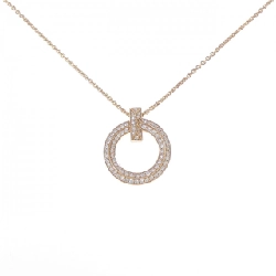 Dây chuyền hình tròn T1 Tiffany 0.72CT - Hàng hiệu Chính hãng