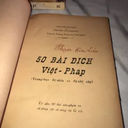 50 bài dịch Việt Pháp - Ngô Đốc Khánh - in năm 1954  990746