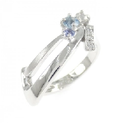 Nhẫn đá màu K18WG - Hàng hiệu Authentic