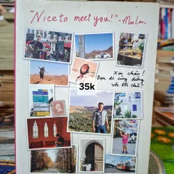 Nice to meet you!" - Xin chào! Bạn đi cùng đường với tôi chứ?