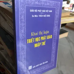 Khai thị luận triết học phật giáo nhập thế 
