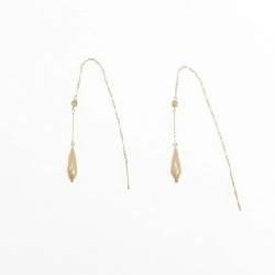 K18YG Bông tai kim cương - Hàng hiệu Chính hãng 868929