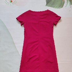 Váy đầm Vnxk Zara woman hồng nơ eo 14520