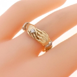 Nhẫn kim cương K18YG/PT900 0.04CT - Hàng hiệu Chính hãng 848696