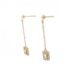 K18YG Bông tai Kim cương 0.20CT - Hàng hiệu Chính hãng 876947