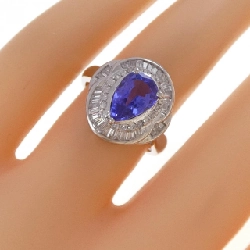 Nhẫn Tanzanite PT900 1.31CT 666344