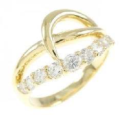 Nhẫn kim cương K18YG 0.51CT